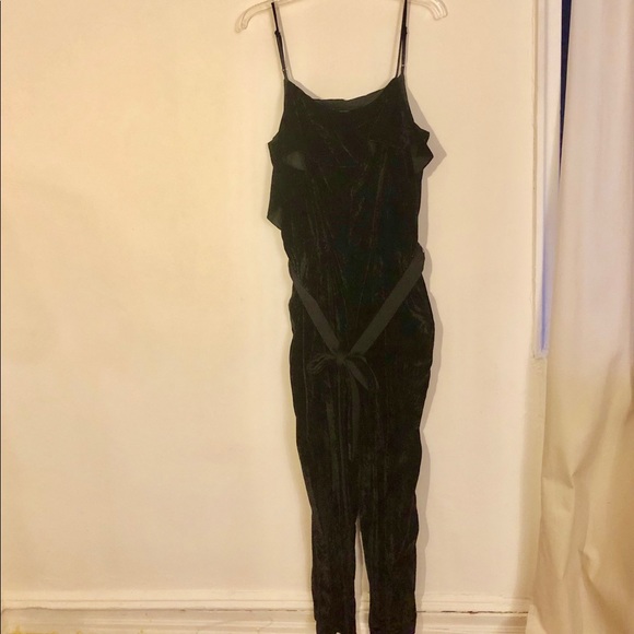 Banana Republic Velvet Jumpsuit Size14 - Picture 1 of 3